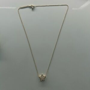 Kendra Scott Jae Star gold/iridescent drusy 17” necklace (never worn)
